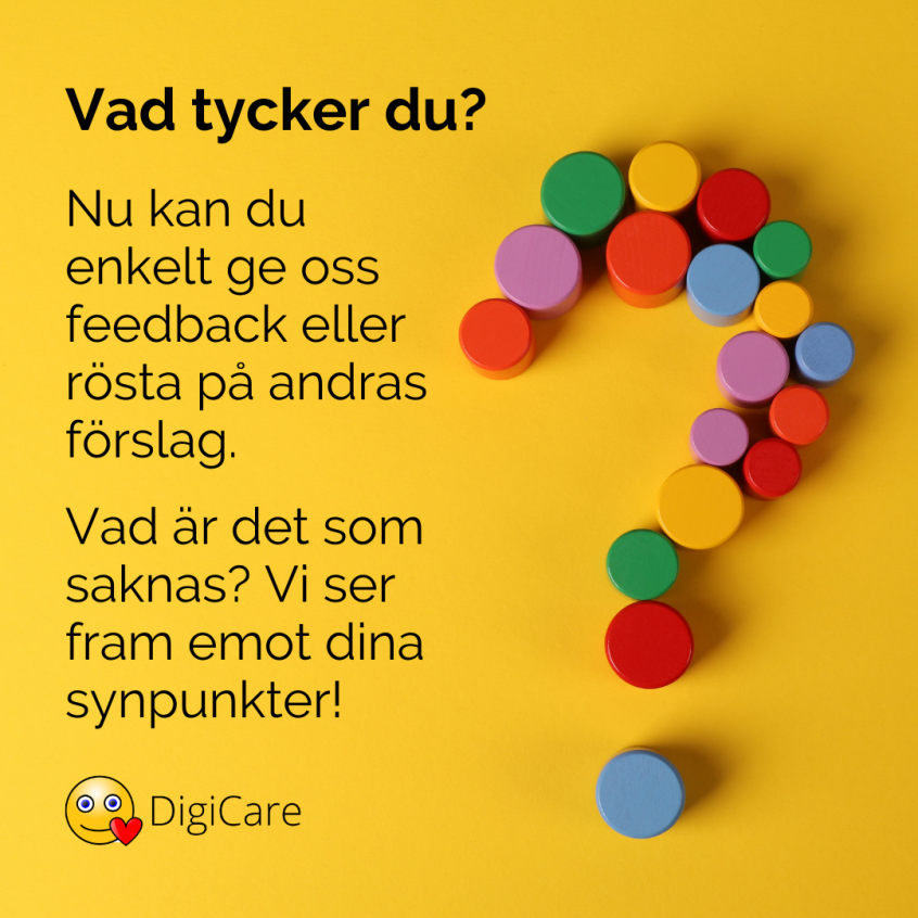 Feedback Återkoppling Digicare