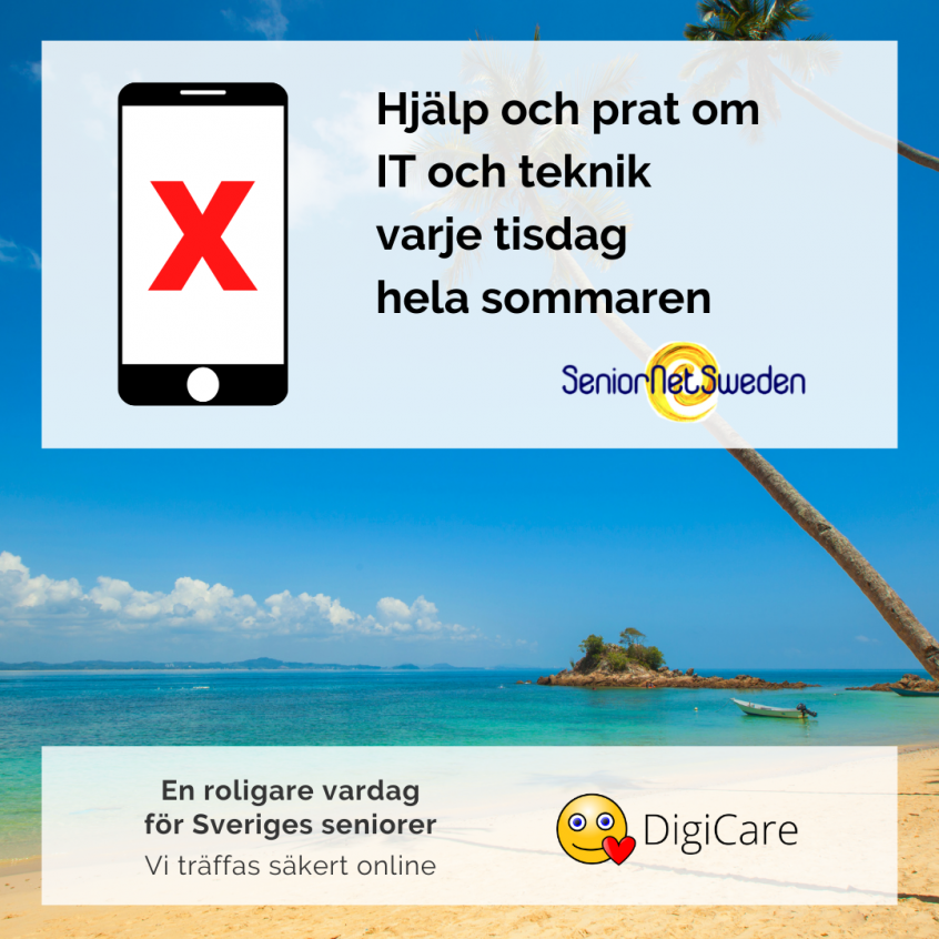 Seniornet Örebro träff i sommar